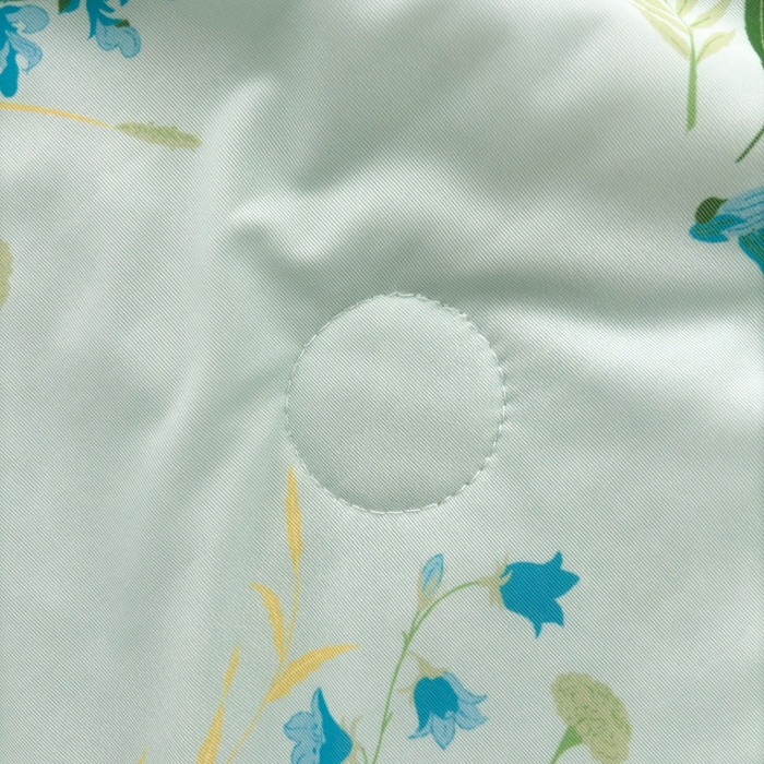 91家纺网 家纺一手货源 找家纺 观月轩家纺 2025新款亲肤舒适凉感丝夏被夏凉被空调被 仙草-蓝