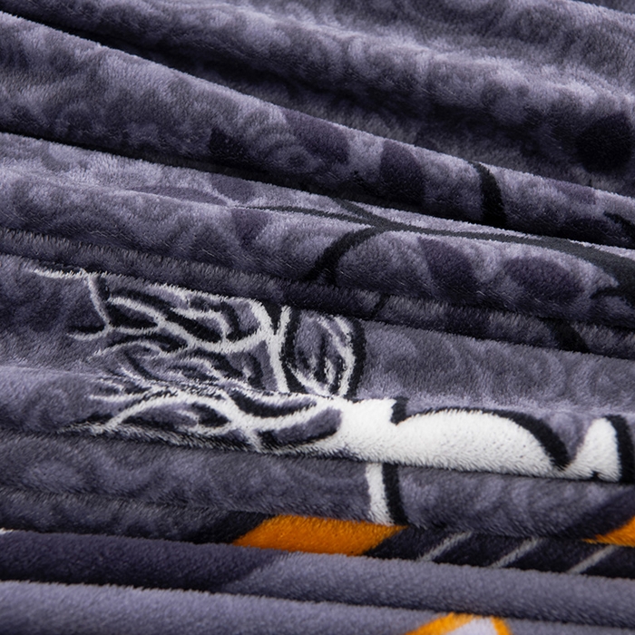 91家纺网 家纺一手货源 找家纺 牵依 2025新款金貂绒四件套牛奶绒四件套发财树