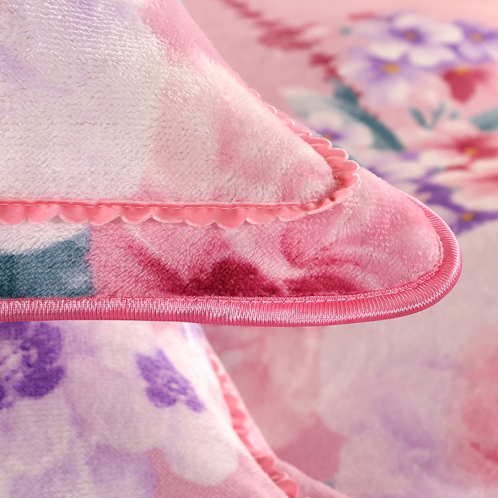 91家纺网 家纺一手货源 找家纺 牵依 2025新款金貂绒四件套牛奶绒四件套繁花似锦