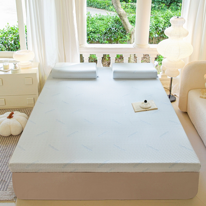 91家纺网 家纺一手货源 找家纺 美丽折家纺 2025新款双拉链头针织棉乳胶床垫外套 皇家三代