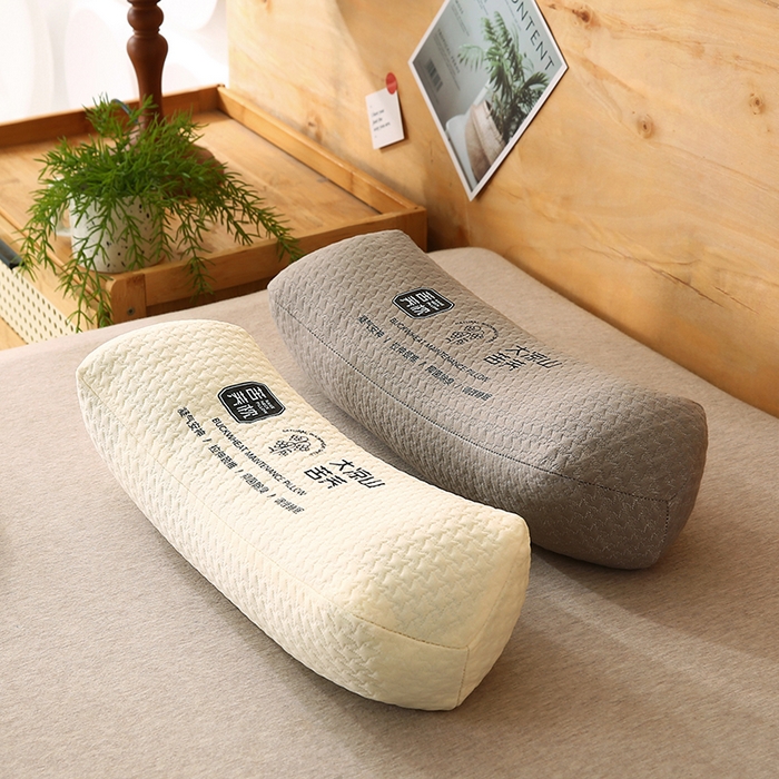 91家纺网 家纺一手货源 找家纺 金牛枕芯 2025新款针织棉大凉山苦荞麦枕枕头枕芯 灰色