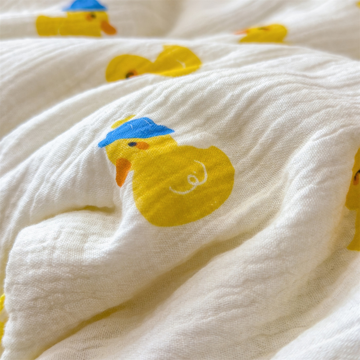 91家纺网 家纺一手货源 找家纺 观月轩家纺 2025新款全棉纯棉大豆冬被春秋被被子被芯（10%大豆纤维包检测） 冬被-元气鸭