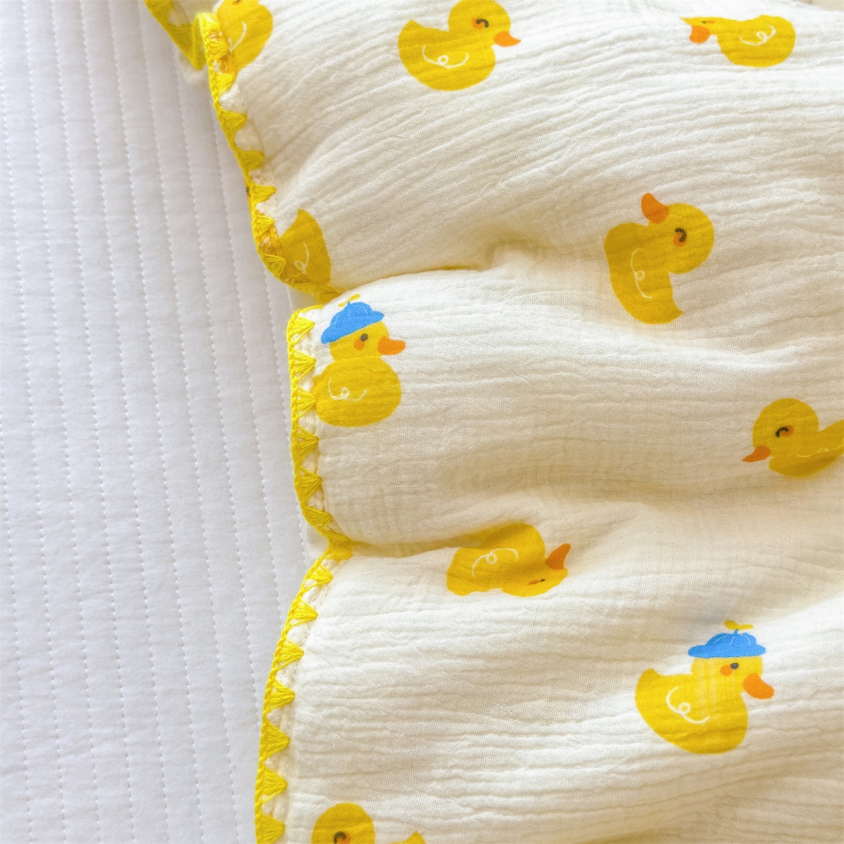 91家纺网 家纺一手货源 找家纺 观月轩家纺 2025新款全棉纯棉大豆冬被春秋被被子被芯（10%大豆纤维包检测） 冬被-元气鸭