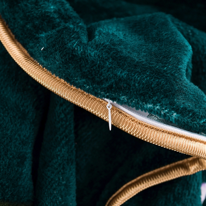 91家纺网 家纺一手货源 找家纺 牵依 2025新款金貂绒四件套牛奶绒四件套富贵花开