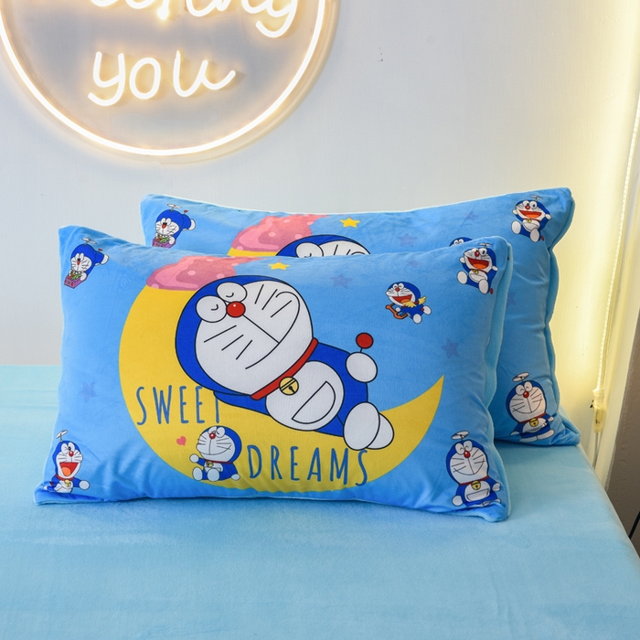 91家纺网 家纺一手货源 找家纺 （总）ds生活馆 2025新款大版卡通水晶绒牛奶绒单枕套