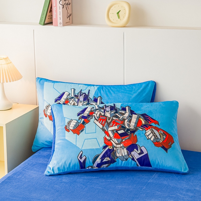 91家纺网 家纺一手货源 找家纺 （总）ds生活馆 2025新款大版卡通水晶绒牛奶绒单枕套