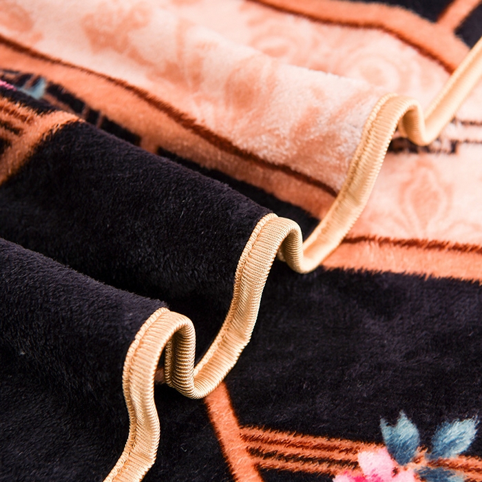 91家纺网 家纺一手货源 找家纺 牵依 2025新款金貂绒四件套牛奶绒四件套花好月圆