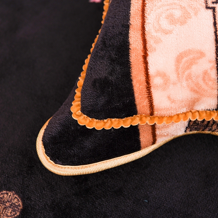 91家纺网 家纺一手货源 找家纺 牵依 2025新款金貂绒四件套牛奶绒四件套花好月圆