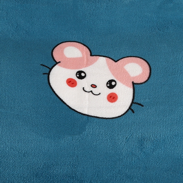 91家纺网 家纺一手货源 找家纺 牵依 2025新款金貂绒四件套牛奶绒四件套欢乐萌鼠