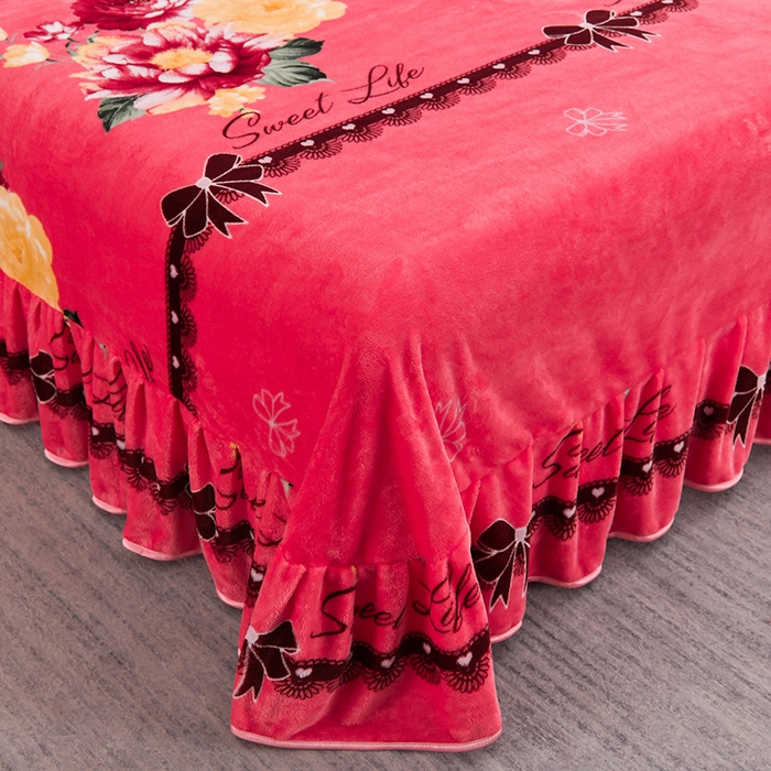 91家纺网 家纺一手货源 找家纺 牵依 2025新款金貂绒四件套牛奶绒四件套梦恋