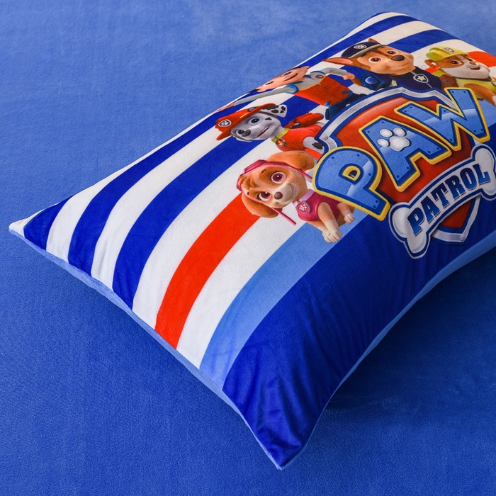 91家纺网 家纺一手货源 找家纺 ds生活馆 2025新款大版卡通水晶绒牛奶绒单枕套 特工队