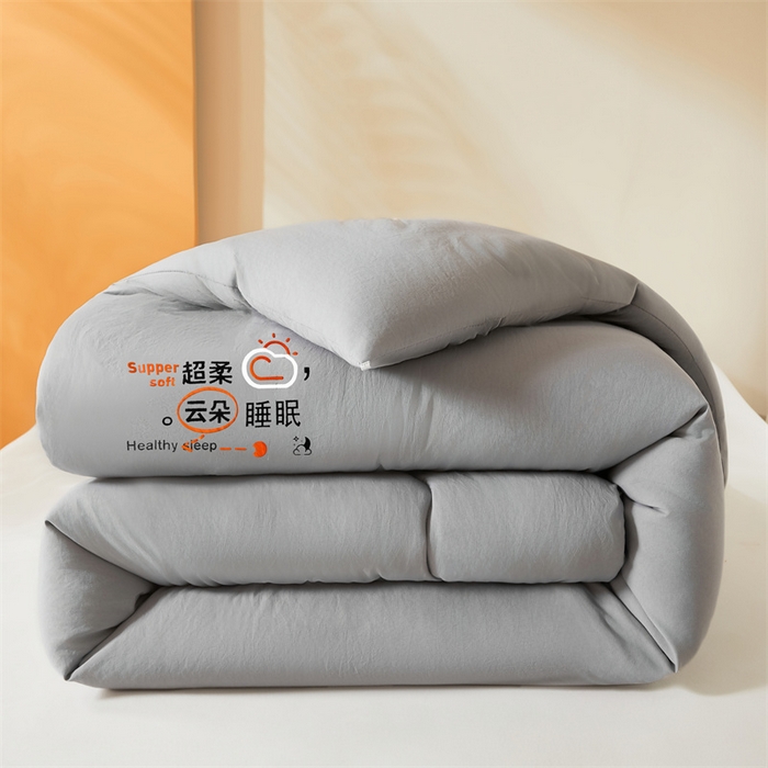 91家纺网 家纺一手货源 找家纺 爱微坊 2024新款亲肤舒适A类泡泡棉花边夏被被芯 幸福小象