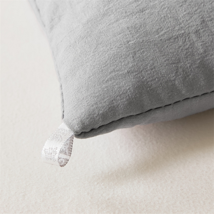 91家纺网 家纺一手货源 找家纺 爱微坊 2025新款水洗棉大豆纤维冬被春秋被四季被子被芯 灰色