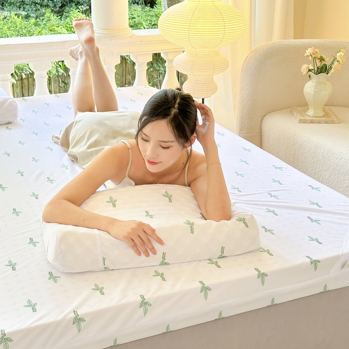 91家纺网 家纺一手货源 找家纺 美丽折家纺 2025新款鸟眼布乳胶床垫内套+针织棉床垫外套 二代