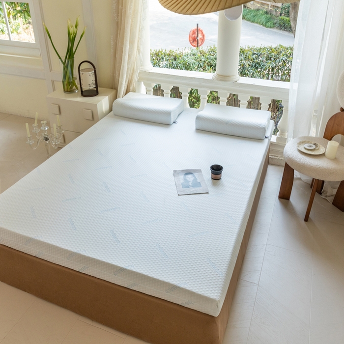 91家纺网 家纺一手货源 找家纺 美丽折家纺 2025新款双拉链头针织棉乳胶床垫外套 皇家三代