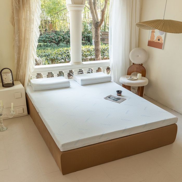 91家纺网 家纺一手货源 找家纺 美丽折家纺 2025新款双拉链头鸟眼布乳胶床垫内套 三代