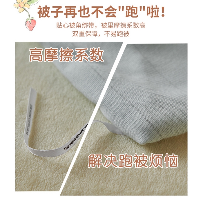 91家纺网 家纺一手货源 找家纺 眠博士 2025新款雕花加厚牛奶绒系列四件套 雕花款-卡洛蓝黄