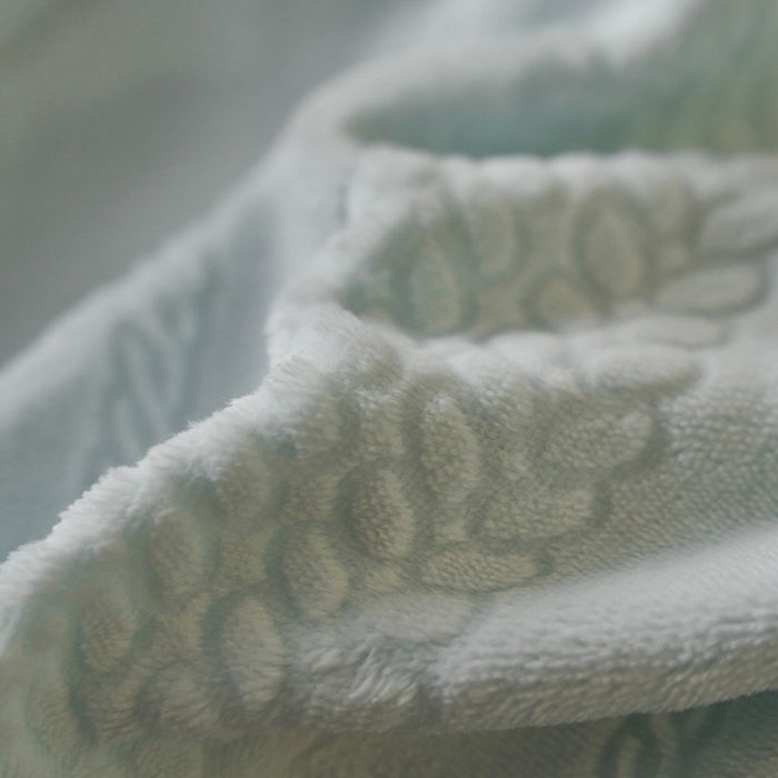 91家纺网 家纺一手货源 找家纺 眠博士 2025新款雕花加厚牛奶绒系列四件套 雕花款-卡洛蓝黄