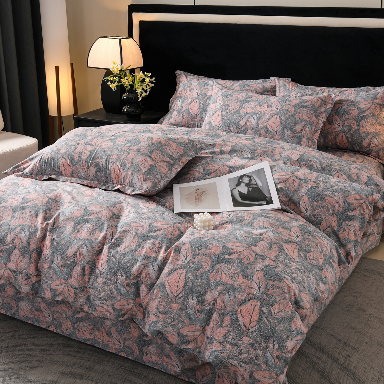 91家纺网 家纺一手货源 找家纺 （总）润淳家居 2025新款百分百全棉磨毛四件套