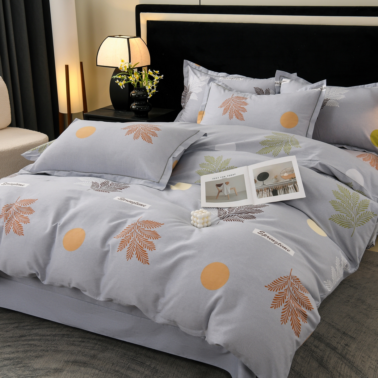 91家纺网 家纺一手货源 找家纺 （总）润淳家居 2025新款百分百全棉磨毛四件套