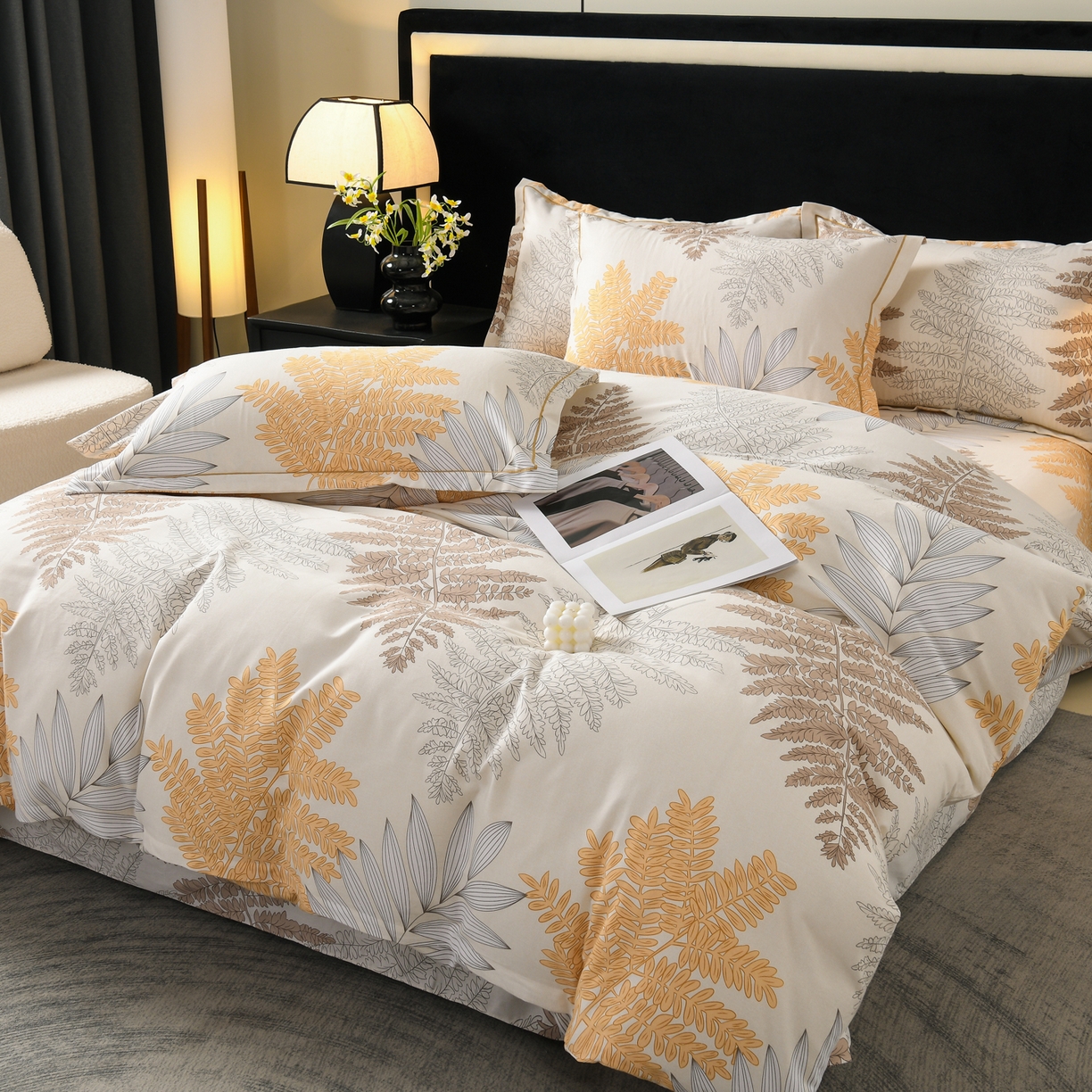 91家纺网 家纺一手货源 找家纺 （总）润淳家居 2025新款百分百全棉磨毛四件套