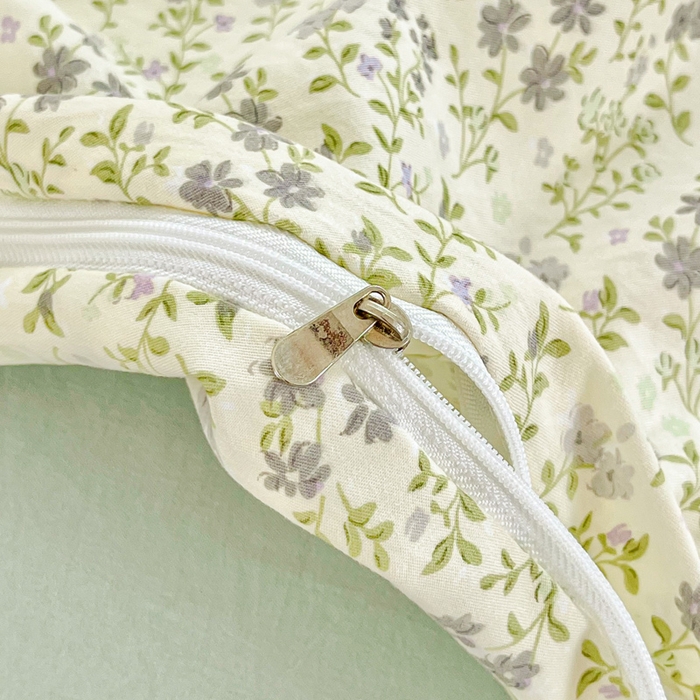 91家纺网 家纺一手货源 找家纺 斯卡诺家纺 2026爆款古法水洗仿棉四件套韩国小布袋五件套（高克重斜纹加厚） 兰亭序