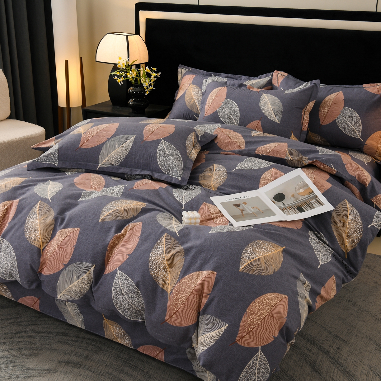 91家纺网 家纺一手货源 找家纺 （总）润淳家居 2025新款百分百全棉磨毛四件套