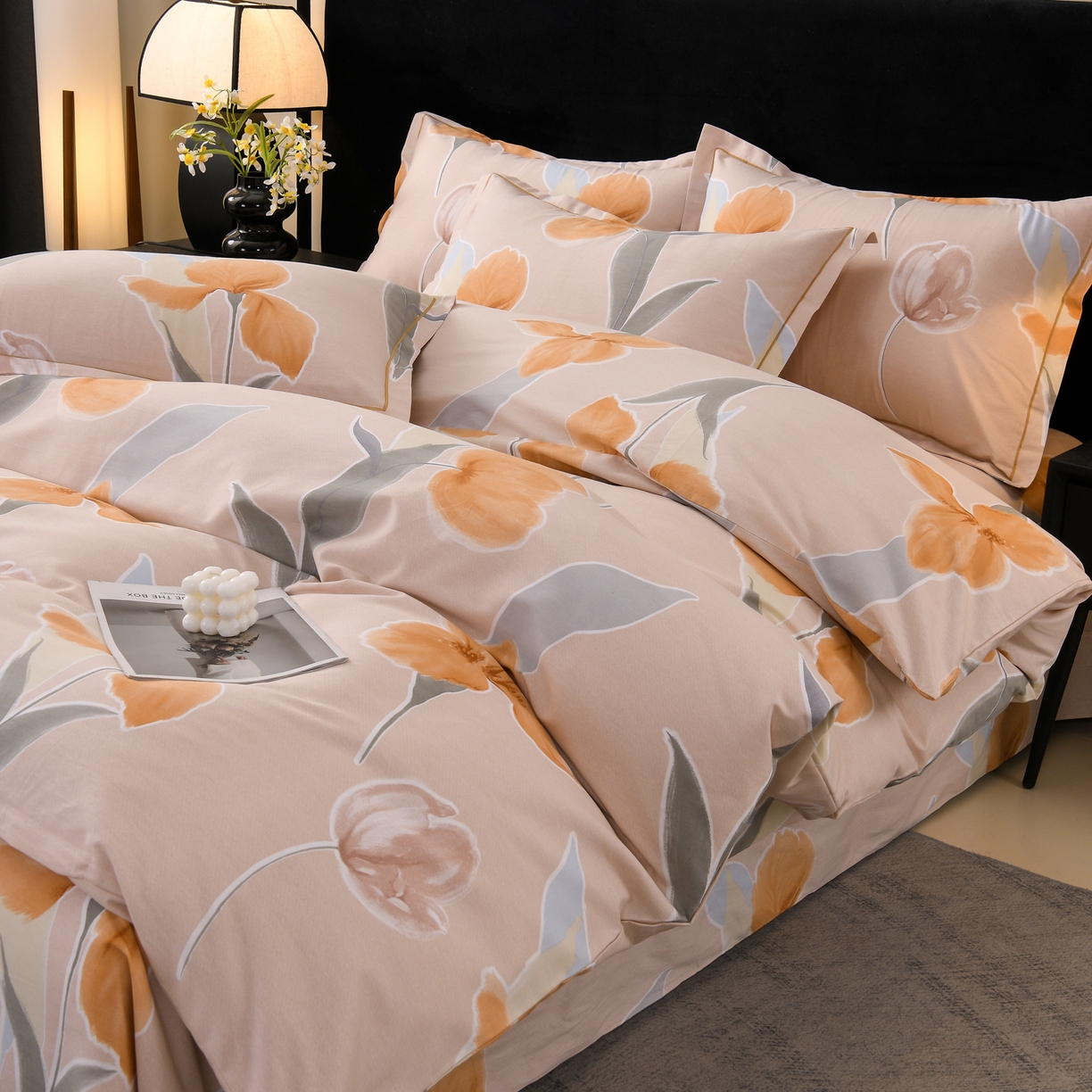 91家纺网 家纺一手货源 找家纺 （总）润淳家居 2025新款百分百全棉磨毛四件套