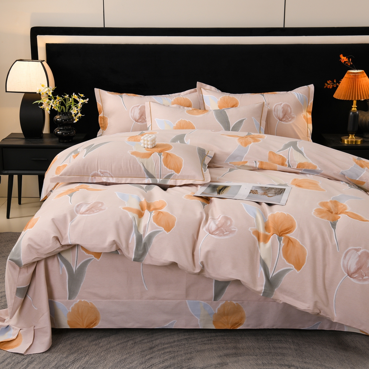 91家纺网 家纺一手货源 找家纺 （总）润淳家居 2025新款百分百全棉磨毛四件套