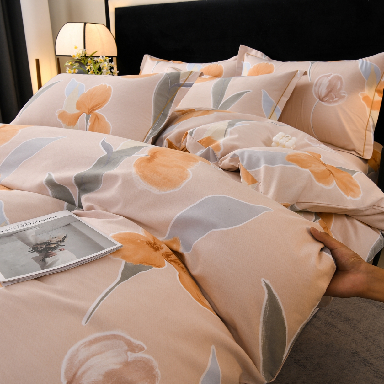 91家纺网 家纺一手货源 找家纺 （总）润淳家居 2025新款百分百全棉磨毛四件套