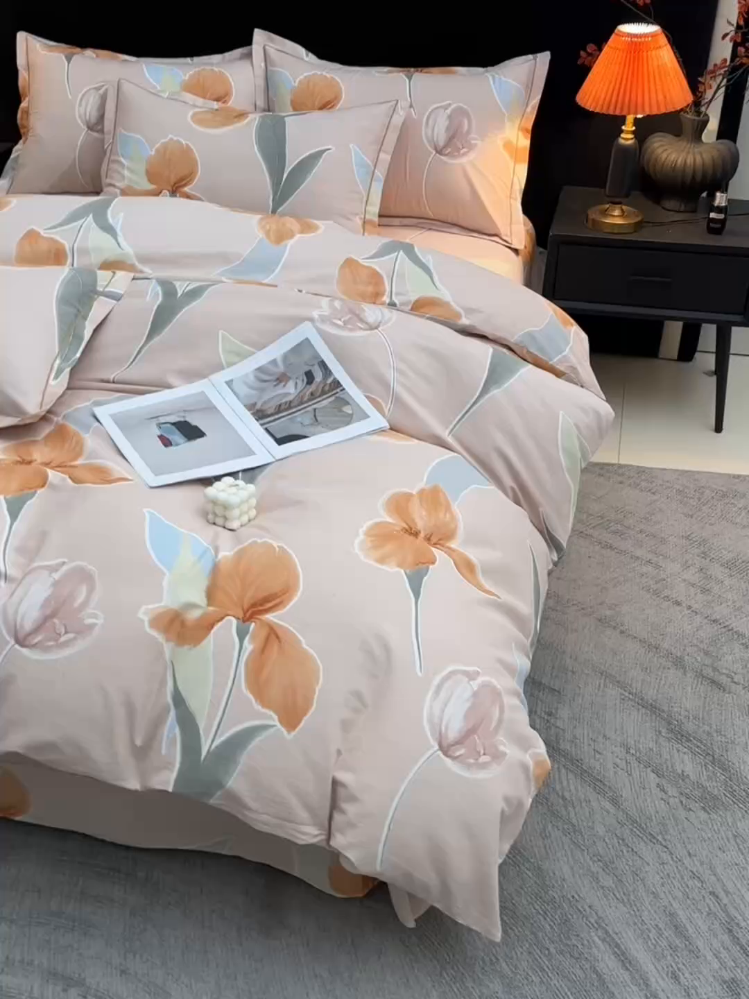 91家纺网 家纺一手货源 找家纺 （总）润淳家居 2025新款百分百全棉磨毛四件套