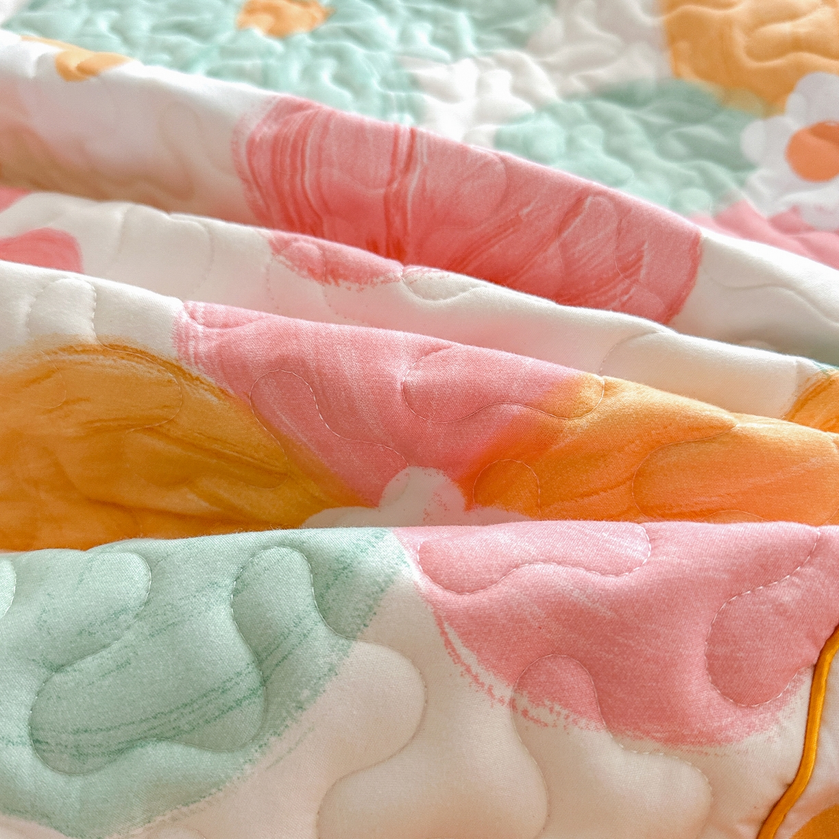 91家纺网 家纺一手货源 找家纺 （总）笠裙家纺 2025新款磨毛夹棉S边单件三件套韩版防滑床裙单床裙床裙单件