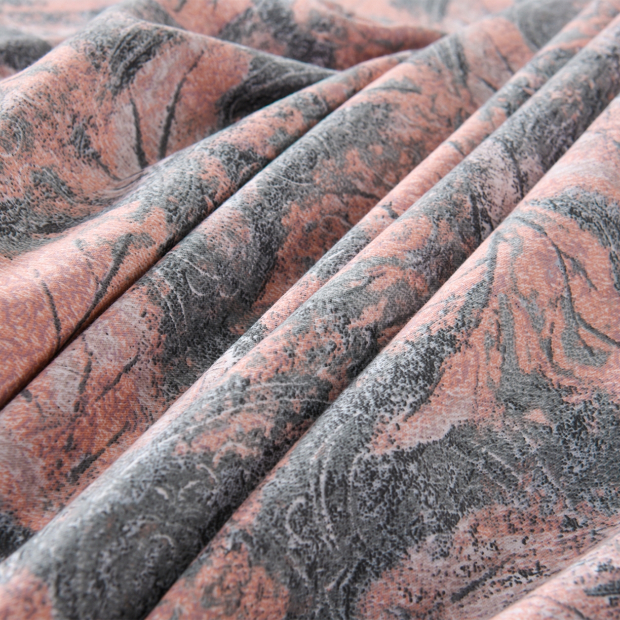 91家纺网 家纺一手货源 找家纺 润淳家居 2025新款百分百全棉磨毛四件套 巴黎春天 粉