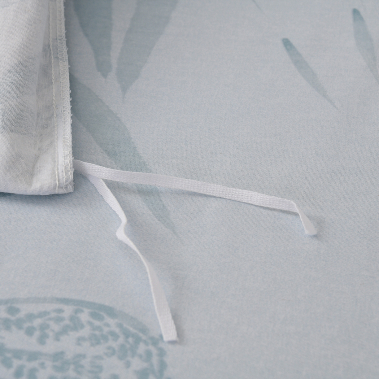 91家纺网 家纺一手货源 找家纺 润淳家居 2025新款百分百全棉磨毛四件套 半城烟沙 蓝