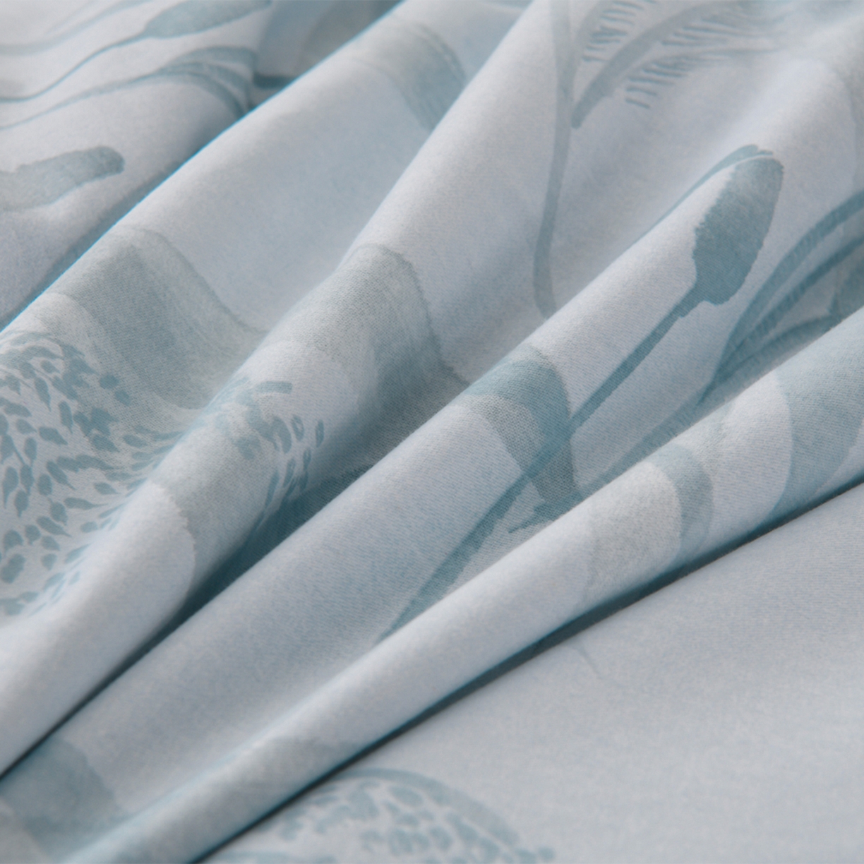 91家纺网 家纺一手货源 找家纺 润淳家居 2025新款百分百全棉磨毛四件套 半城烟沙 蓝