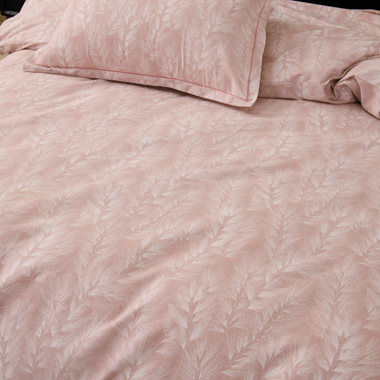 91家纺网 家纺一手货源 找家纺 润淳家居 2025新款百分百全棉磨毛四件套 丰收季节 粉