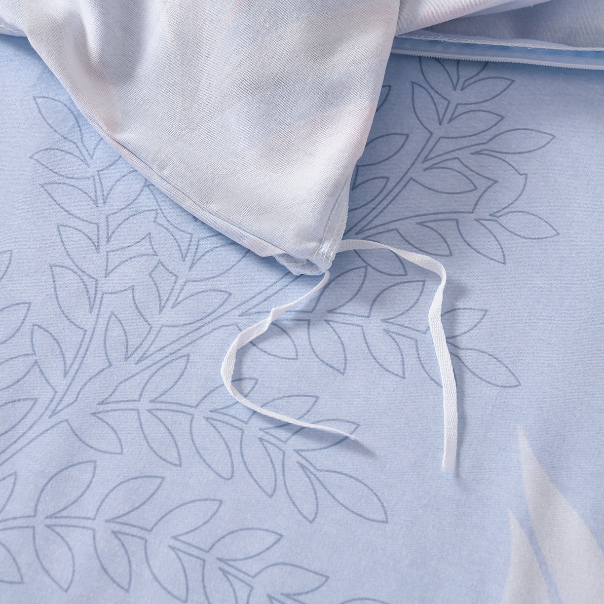 91家纺网 家纺一手货源 找家纺 润淳家居 2025新款百分百全棉磨毛四件套 和风雅颂 蓝