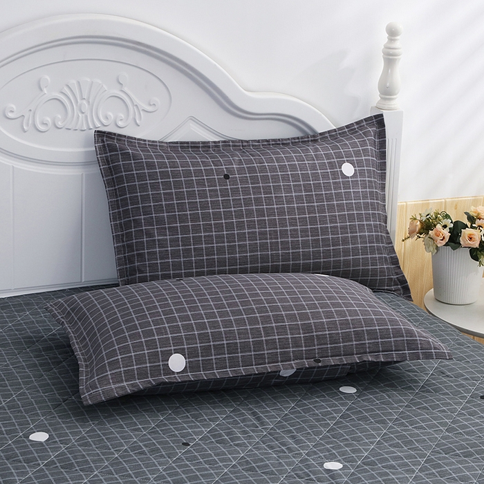 91家纺网 家纺一手货源 找家纺 笠裙家纺 2025新款磨毛夹棉S边单件三件套韩版防滑床裙单床裙床裙单件 潮格