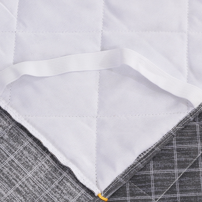 91家纺网 家纺一手货源 找家纺 笠裙家纺 2025新款磨毛夹棉S边单件三件套韩版防滑床裙单床裙床裙单件 潮格