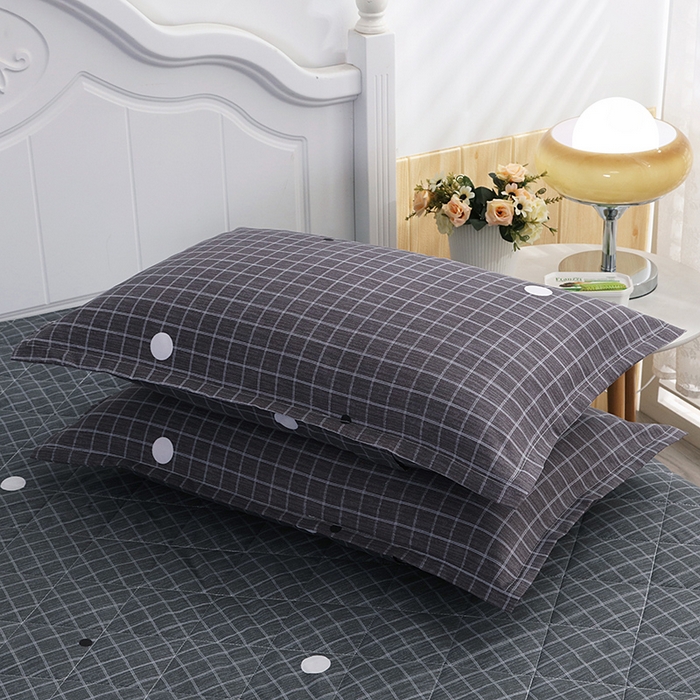 91家纺网 家纺一手货源 找家纺 笠裙家纺 2025新款磨毛夹棉S边单件三件套韩版防滑床裙单床裙床裙单件 潮格