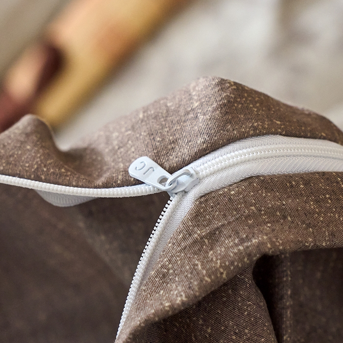 91家纺网 家纺一手货源 找家纺 悦织湾家纺 2025新款复古原麻四件套天然质朴舒适透气轻奢中式床单床笠款床上用品四件套 复古原麻-灰珀银霜