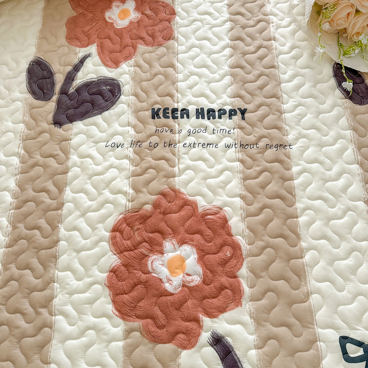 91家纺网 家纺一手货源 找家纺 笠裙家纺 2025新款磨毛夹棉S边单件三件套韩版防滑床裙单床裙床裙单件 宠爱