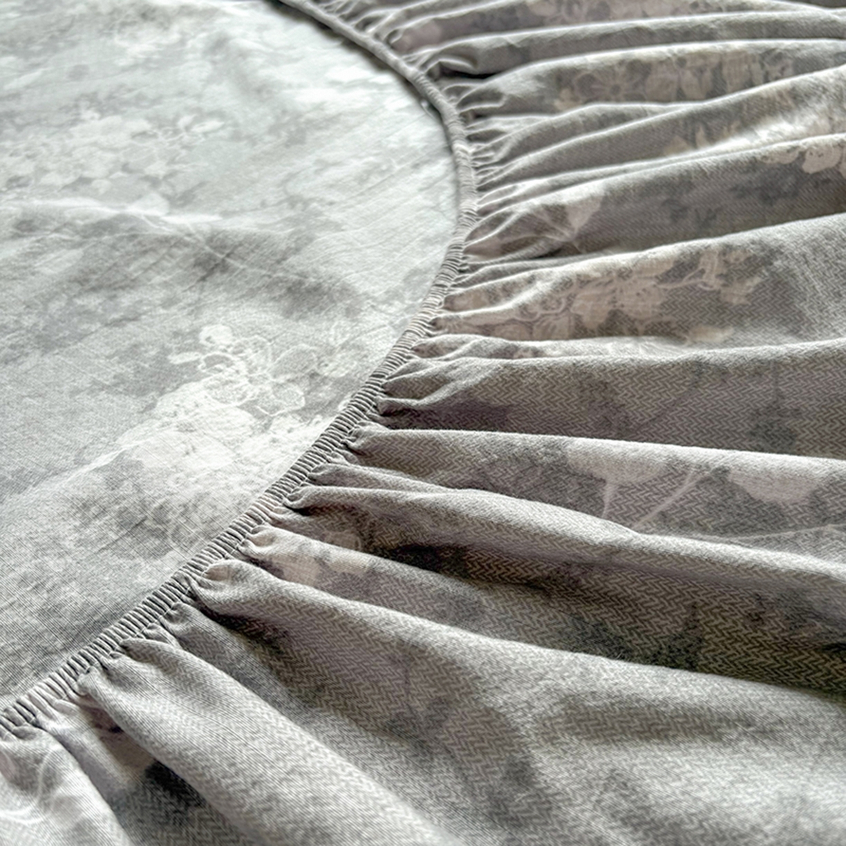 91家纺网 家纺一手货源 找家纺 （总）悦织湾家纺 2025新款复古原麻床笠天然质朴舒适透气轻奢中式典雅精致单床笠床笠单品枕套三件套