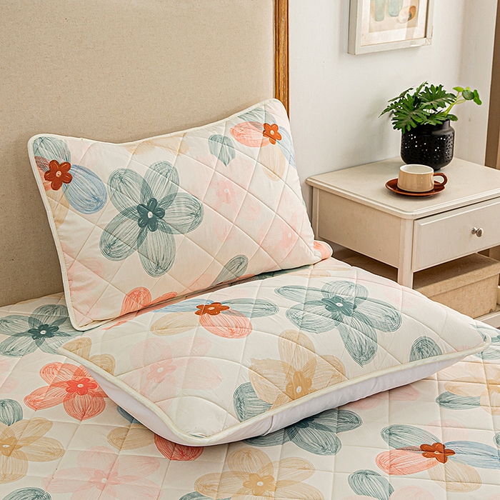 91家纺网 家纺一手货源 找家纺 笠裙家纺 2025新款磨毛夹棉S边单件三件套韩版防滑床裙单床裙床裙单件 多彩生活