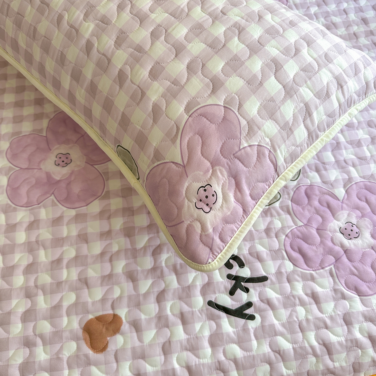 91家纺网 家纺一手货源 找家纺 笠裙家纺 2025新款磨毛夹棉S边单件三件套韩版防滑床裙单床裙床裙单件 花舞