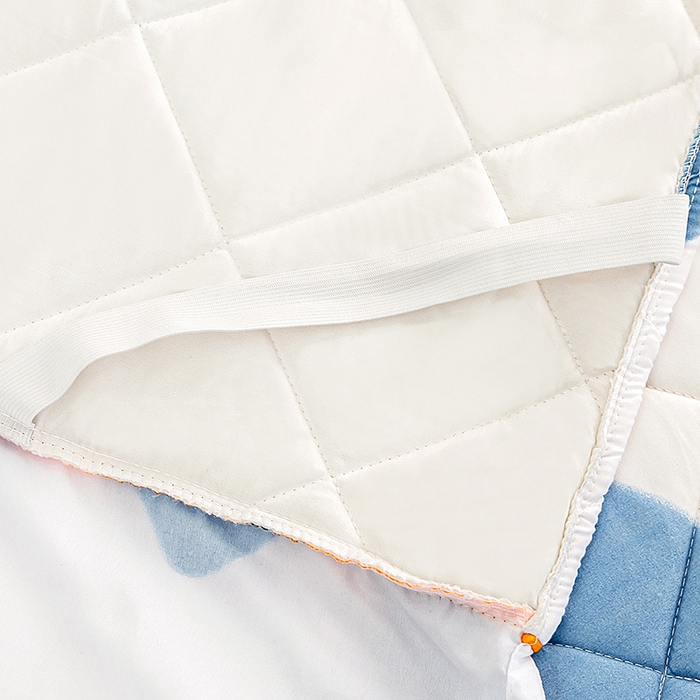 91家纺网 家纺一手货源 找家纺 笠裙家纺 2025新款磨毛夹棉S边单件三件套韩版防滑床裙单床裙床裙单件 可爱