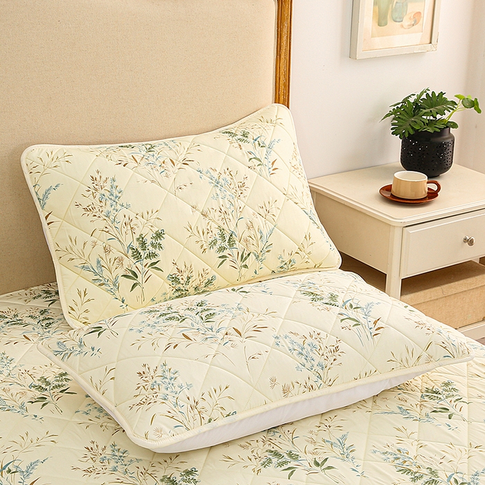 91家纺网 家纺一手货源 找家纺 笠裙家纺 2025新款磨毛夹棉S边单件三件套韩版防滑床裙单床裙床裙单件 麦香