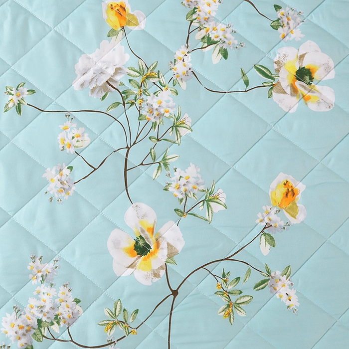 91家纺网 家纺一手货源 找家纺 笠裙家纺 2025新款磨毛夹棉S边单件三件套韩版防滑床裙单床裙床裙单件 情意正浓