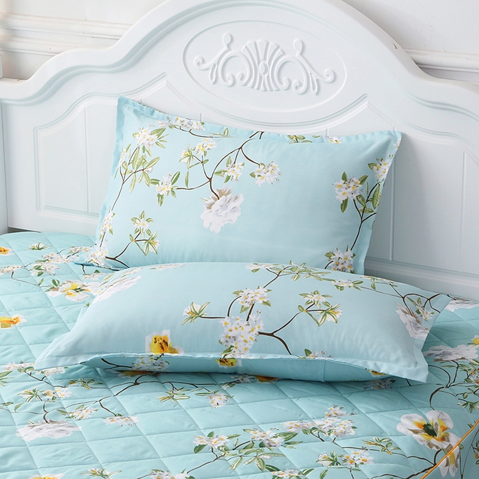 91家纺网 家纺一手货源 找家纺 笠裙家纺 2025新款磨毛夹棉S边单件三件套韩版防滑床裙单床裙床裙单件 情意正浓