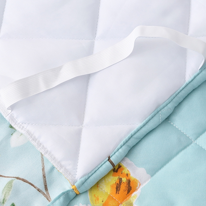 91家纺网 家纺一手货源 找家纺 笠裙家纺 2025新款磨毛夹棉S边单件三件套韩版防滑床裙单床裙床裙单件 情意正浓